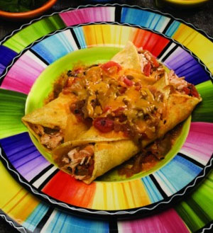 Green Chile Enchiladas at Armadillo Restaurant