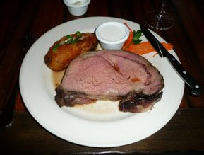 Steak Plate at Boulder Cork Restaurant