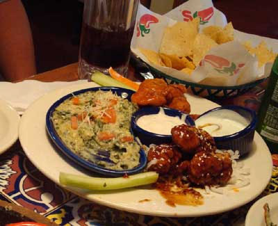 Tripple Dipper at Chilis Grill & Bar