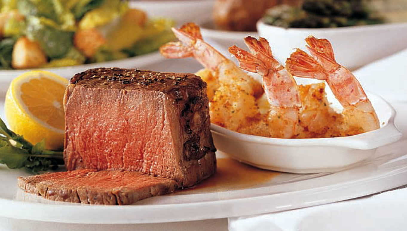 Steak & Seafood Combo at DJ's Steakhouse