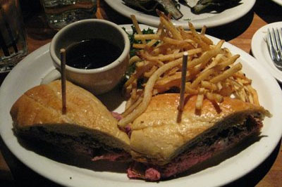 French Dip Au Jus at Fox & Hound