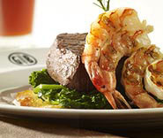 Steak & Shrimp Dinner at Gordon Biersch