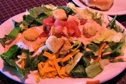 Side Salad at Lone Star