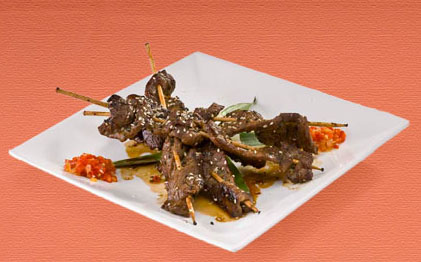 Beef Satay at Omaha Steaks