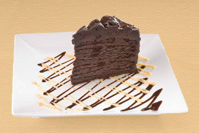 Obnoxious Chocolate Cake at Omaha Steaks