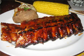 Baby Back Ribs at Hickory House