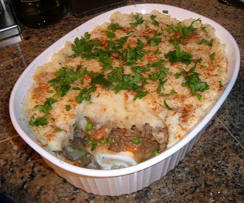 Shepherds Pie at Irish Brew Pub