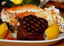 Steak and Lobster at Steak Pit